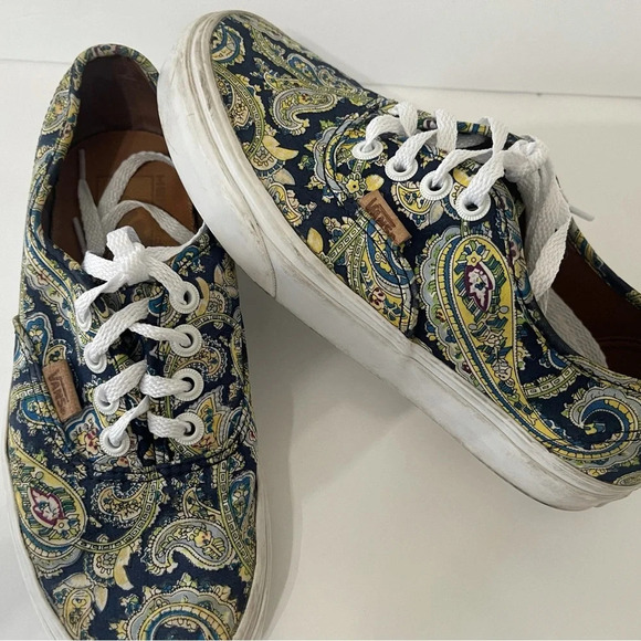 Vans Authentic Paisley Sneakers Women’s Size 6 Low Top - Picture 2 of 16